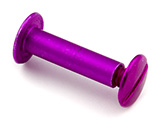 Embouts de vis Chicago en Aluminium M&eacute;tallique Violet